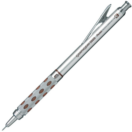 Porte-Mine Pentel Graphgear 1000, 0,3 mm 0,3 mm Marron