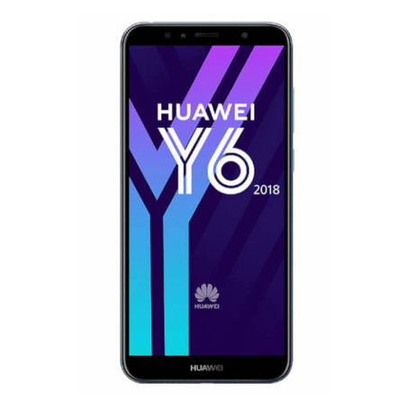 Huawei Y6 2018 Smartphone Débloqué 4G (5,7 pouces - 2/16 Go - Double Nano-SIM - Android) Bleu
