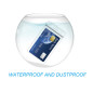 5 Pcs Porte Carte Transparent, Badge Transparent Plastique, Imperméable à l'Eau des Porte-Badges, Étui pour cartes d'identité, p 5 Pcs Porte Carte Transparent, Badge Transparent Plastique, Imperméable à l'Eau des Porte-Badges, Étui pour cartes d'identité, p