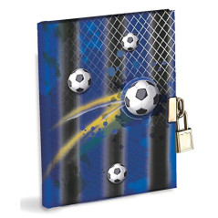 Journal secret avec cadenas en métal et 2 clés Dimensions 14,5 x 18 cm, 64 fg blanc équivalent à 128 pg