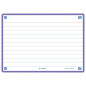 OXFORD Flash 2.0- 80 Fiches Bristol Flash Cards A6 (10,5 x 14,8cm) Ligné Cadre Violet OXFORD Flash 2.0- 80 Fiches Bristol Flash Cards A6 (10,5 x 14,8cm) Ligné Cadre Violet