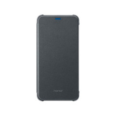 Honor 9 Lite Étui à Rabat en polyuréthane Noir