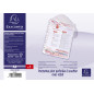 Exacompta - Réf. 5502E - Boîte de 50 pochettes perforées à soufflet de 25mm avec rabat - En Polypropylène 20/100ème - Perforatio Exacompta - Réf. 5502E - Boîte de 50 pochettes perforées à soufflet de 25mm avec rabat - En Polypropylène 20/100ème - Perforatio