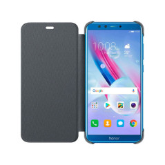 Honor 9 Lite Étui à Rabat en polyuréthane Noir