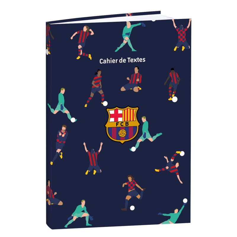 Quo Vadis - Cahier de textes - Français - Barcelona - Multicolore - Journalier - 15x21 cm - Papier Clairefontaine blanc - Fabric Quo Vadis - Cahier de textes - Français - Barcelona - Multicolore - Journalier - 15x21 cm - Papier Clairefontaine blanc - Fabric
