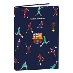 Quo Vadis - Cahier de textes - Français - Barcelona - Multicolore - Journalier - 15x21 cm - Papier Clairefontaine blanc - Fabric