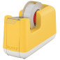 Leitz Dévidoir à Ruban Adhésif, Base Robuste, Cosy, Jaune, 53670019 Leitz Dévidoir à Ruban Adhésif, Base Robuste, Cosy, Jaune, 53670019