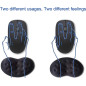 Brila Mouse Wrist Rest Coussin de soutien Pad pour ordinateur, portable, travail de bureau, PC Gaming - Mousse à mémoire de form Brila Mouse Wrist Rest Coussin de soutien Pad pour ordinateur, portable, travail de bureau, PC Gaming - Mousse à mémoire de form