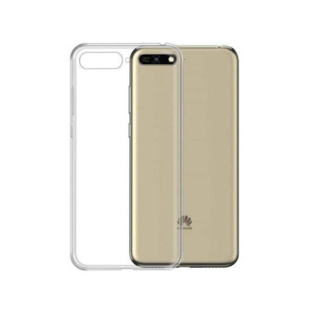 Huawei PC Case Transparent pour Y6 2018, Accessoire d'origine