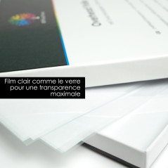 OfficeTree 50 x Feuilles Transparente pour Rétroprojecteur A4 - Feuille Transparente Imprimable - Pour Présentations et Dossiers