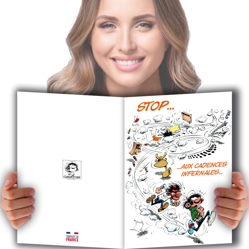 GLMX-2034 Maxi Grande Carte GASTON LAGAFFE Départ Retraite avec Enveloppe Au Revoir Bonne Route Continuation Pot Collègue Travai GLMX-2034 Maxi Grande Carte GASTON LAGAFFE Départ Retraite avec Enveloppe Au Revoir Bonne Route Continuation Pot Collègue Travai