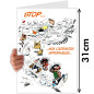 GLMX-2034 Maxi Grande Carte GASTON LAGAFFE Départ Retraite avec Enveloppe Au Revoir Bonne Route Continuation Pot Collègue Travai GLMX-2034 Maxi Grande Carte GASTON LAGAFFE Départ Retraite avec Enveloppe Au Revoir Bonne Route Continuation Pot Collègue Travai