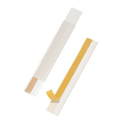 DURABLE - Porte étiquette - Porte étiquette adhésif - Porte-étiquettes SCANFIX - 200 x 40 mm - Ouverture sur le haut - Sachet de