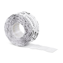 Meto Étiquettes pour étiqueteuse manuelle, réf. 9506166 (26 x 16 mm, 2 lignes, 6000 étiquettes, décollables et repositionnables,