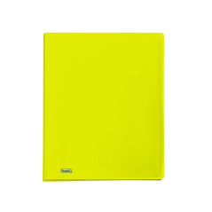 Favorit Neon Porte-vues, 60 vues lisses, 22 x 30 cm, jaune fluo