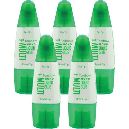 Colle liquide Tombow - PT-MTC - Multi talents - Avec deux pointes - 25 g transparent
