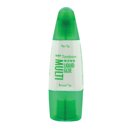 Colle liquide Tombow - PT-MTC - Multi talents - Avec deux pointes - 25 g transparent