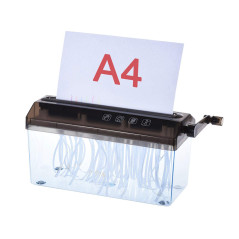 Malayas Destructeur de papier A4 de 22,9 cm - Déchiqueteuse manuelle à la main - Machine de découpe droite pour l'école, le bure
