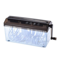 Malayas Destructeur de papier A4 de 22,9 cm - Déchiqueteuse manuelle à la main - Machine de découpe droite pour l'école, le bure