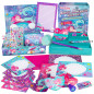 GirlZone Cadeau Fille Mermaid Stationary Set Ensemble Kit d'Écriture de Papier à Lettres de 45 Pièces avec Enveloppes, Cartes et