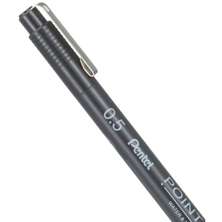 Pentel S20P Pointliner Feutre Technique encre à Pigments Pointe 0, 5 mm Noir