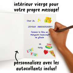 Central 23 Carte grossière pour elle – Carte rétro pour maman, grand-mère, tante – 50 60 70 ans – Carte d'anniversaire humoristi