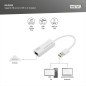 Adaptateur réseau DIGITUS via USB 3.0 - Gigabit Ethernet 1 GBit/s RJ45 - Connexion LAN supplémentaire via connecteur USB-A