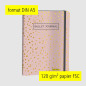 Online Journal en pointillé A5 - papier epais premium 120g/m², FSC - 144 pages - carnet de notes design Spotlights Rose - cahier Online Journal en pointillé A5 - papier epais premium 120g/m², FSC - 144 pages - carnet de notes design Spotlights Rose - cahier