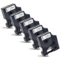 Labelwell 5x 12mm 45013s Noir sur Blanc Ruban d'étiquettes Compatible pour Dynmo 45013 S0720530 pour Dynmo LabelManager 160 280 Labelwell 5x 12mm 45013s Noir sur Blanc Ruban d'étiquettes Compatible pour Dynmo 45013 S0720530 pour Dynmo LabelManager 160 280