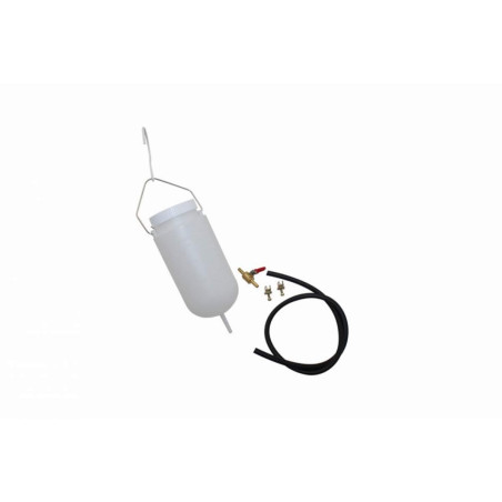 P2R (Motorisé) RESERVOIR ATELIER AUXILIAIRE P2R AVEC ROBINET + DURITE + CROCHET (1 LITRE)