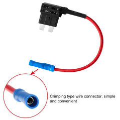 8 Pcs 12V pour voiture, adaptateurs Bolatus de taille moyenne pour fusibles automobiles, distributeur de fusibles Add-A, porte-f