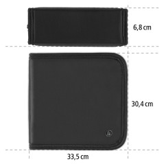 Hama Pochette (pour 160 CD/DVD/Blu-ray, classeur de rangement, gain de place pour le bureau, le salon et la maison, étuis de tra