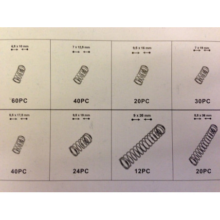McDrill Jeu de 246 ressorts de compression