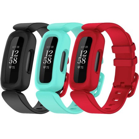 TopPerfekt Bracelet Compatible avec Fitbit Ace 3 Enfants, Silicone Souple, Band Montre Imperméable, Sport Accessoires Garçon et 