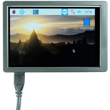 Écran tactile TFT 3,5", écran SPI HAT, 480 x 320 pixels, pour Raspberry Pi 1/2/3/4 et Pi Zero