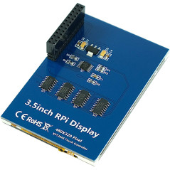 Écran tactile TFT 3,5", écran SPI HAT, 480 x 320 pixels, pour Raspberry Pi 1/2/3/4 et Pi Zero