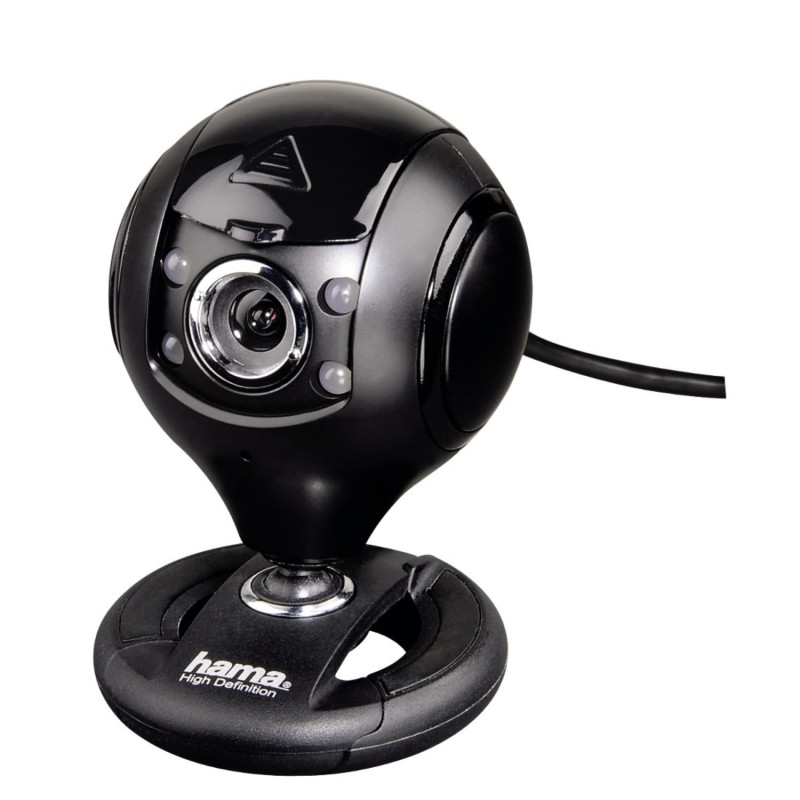Hama Spy Protect Webcam PC - Qualité Vidéo HD 720p, Microphone Intégré, Eclairage LED, Cache Lentille - Convient pour Les Appels Hama Spy Protect Webcam PC - Qualité Vidéo HD 720p, Microphone Intégré, Eclairage LED, Cache Lentille - Convient pour Les Appels