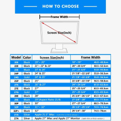 iLooker-25P 25&24 inch Thick Frame LCD LED Video Monitor Hood Sunshade Sunhood for Dell HP Viewsonic Philips Samsung LG EIZO NEC