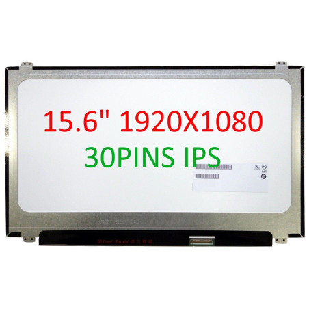A Plus Screen Écran LCD LED 15,6" FHD 1920 x 1080 avec IPS pour ordinateur portable compatible avec B156HAN01.1