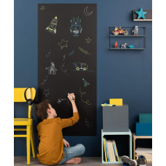 Venilia Film pour tableau noir autocollant | Film de craie | Autoadhésif Tableau Noir | 67,5cm x 1,5m, Épaisseur 150μ | Feuille 