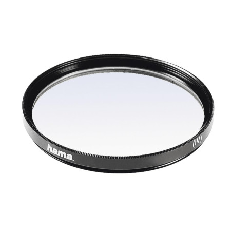 Hama Filtre UV (anti-UV Et Protection, Compensation 2X, Traitement Antireflet, Pour Objectifs D'appareils Photo 49 Mm, O-Haze, T