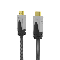 Inca Câble HDMI 4K High Speed Ethernet HDR Full UHD Or HDMI Versiyon 2.0 (15 cm)