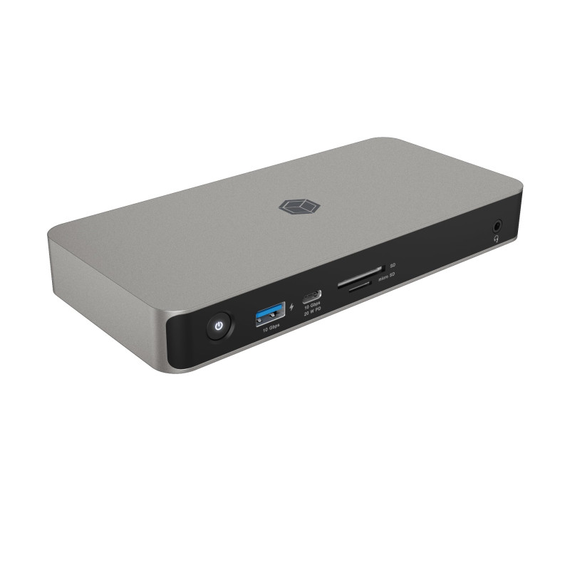ICY BOX Station d'accueil USB4 (10-en-1) avec 2X HDMI, USB4 Docking Station pour Ordinateur Portable (3 Ports USB 3.2 Gen 2, PD ICY BOX Station d'accueil USB4 (10-en-1) avec 2X HDMI, USB4 Docking Station pour Ordinateur Portable (3 Ports USB 3.2 Gen 2, PD