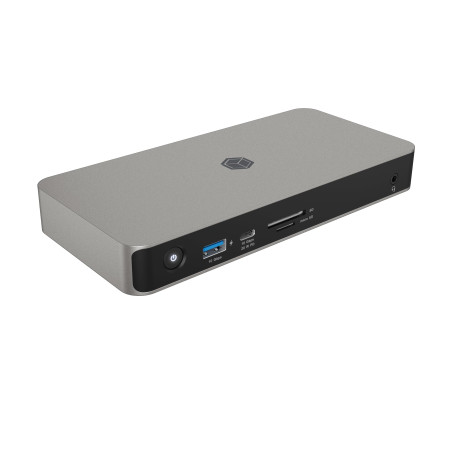 ICY BOX Station d'accueil USB4 (10-en-1) avec 2X HDMI, USB4 Docking Station pour Ordinateur Portable (3 Ports USB 3.2 Gen 2, PD