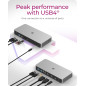 ICY BOX Station d'accueil USB4 (10-en-1) avec 2X HDMI, USB4 Docking Station pour Ordinateur Portable (3 Ports USB 3.2 Gen 2, PD ICY BOX Station d'accueil USB4 (10-en-1) avec 2X HDMI, USB4 Docking Station pour Ordinateur Portable (3 Ports USB 3.2 Gen 2, PD