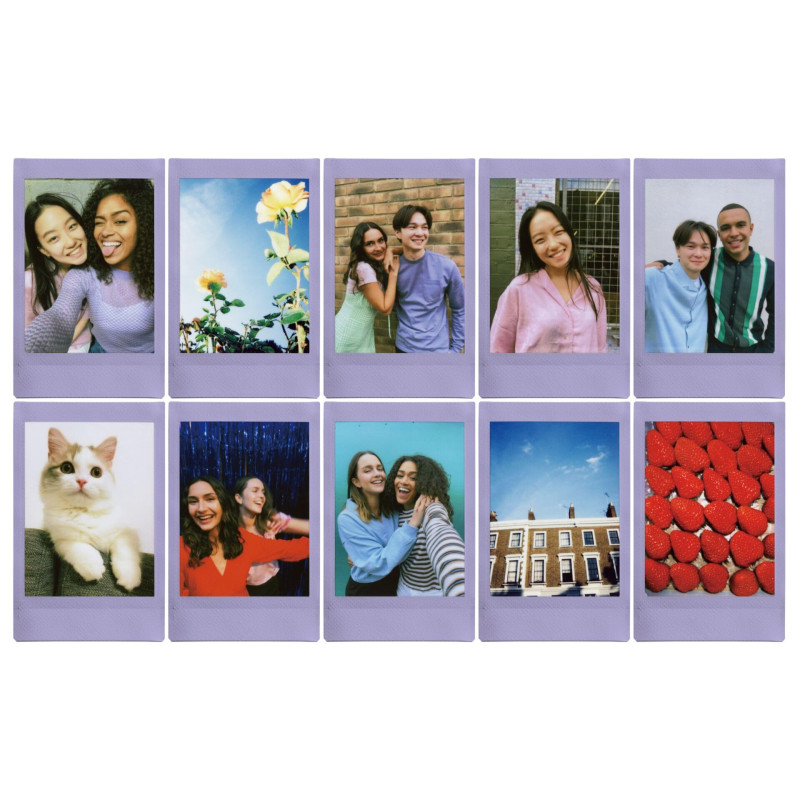 instax Instant Mini Film Pack de 10 Shot Lavande Douce instax Instant Mini Film Pack de 10 Shot Lavande Douce