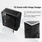 Raijintek PONOS Ultra Mesh Midi-Tower, Tempered Glass - Schwarz