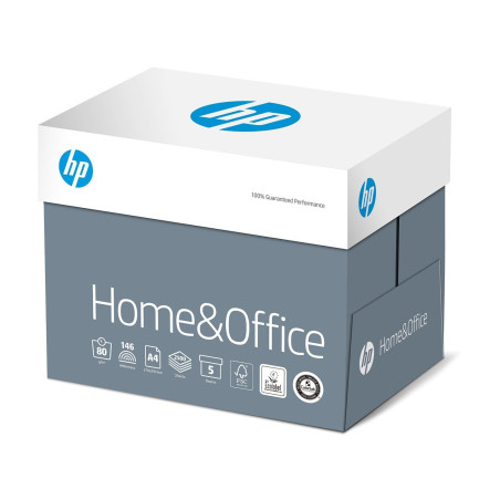 HP Home and Office - Papier Multifonction Blanc 80 g/m² A4 - Carton de 5 x 500 Feuilles