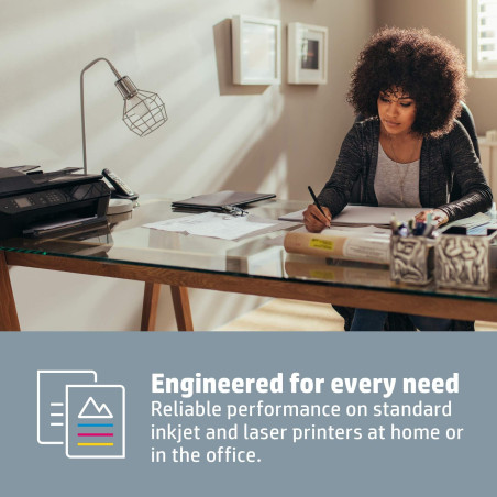 HP Home and Office - Papier Multifonction Blanc 80 g/m² A4 - Carton de 5 x 500 Feuilles