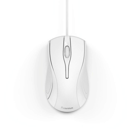 Hama Souris Optique à 3 Boutons MC-200, Filaire, Blanche